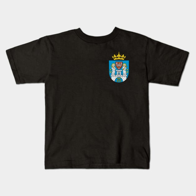 Poland Poznan Crest Polish Polska Kids T-Shirt by E